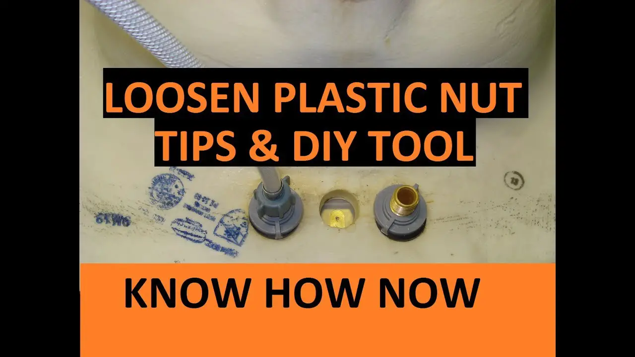 How to Remove Plastic Nut From Toilet Tank