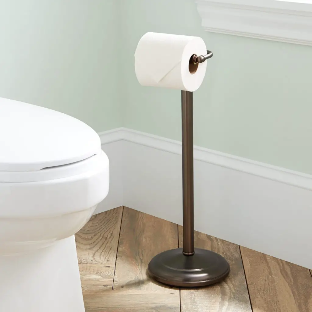 Stand Up Toilet Paper Holder