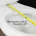 how to measure for a toilet seat