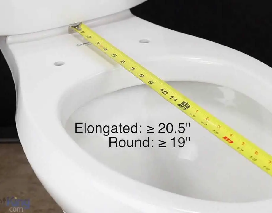how to measure for a toilet seat